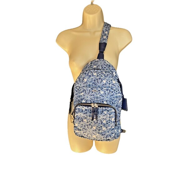 Tumi Voyageur Light Blue Nylon Brive Sling Backpack MSRP $225 - Picture 1 of 16